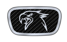 Load image into Gallery viewer, Carbon Fiber V2 Hawk Steering Wheel Center Badge - Black Ops Auto Works
