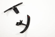 Load image into Gallery viewer, Porsche 991 carbon paddle shifter extension pair photographed small in frame against a plain background