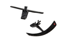 Load image into Gallery viewer, Porsche 991 carbon paddle shifter extension pair laid apart on a white background