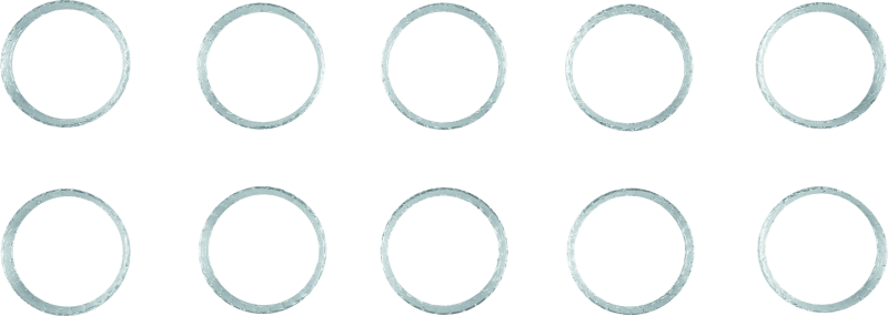 TWP043206-Twin Power 84-Up Evo BT and XL and M8 Exhaust Gaskets Replaces 65324-83 Tapered 10 Pk-Gasket Kits-TwinPower