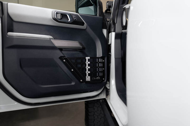 DVEMPBR-05-DV8 21-23 Ford Bronco Front Door Pocket Molle Panels-Exterior Trim-DV8 Offroad