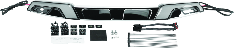KUR2948-Kuryakyn Tracer Windshield Trim 14-Up FLH Models Chrome-Exterior Trim-Kuryakyn