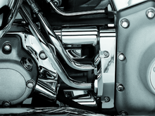 Load image into Gallery viewer, KUR8204-Kuryakyn Deluxe Oil Line Nacelle Cover 00-06 Softail Models Chrome-Engine Covers-Kuryakyn