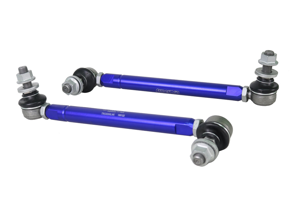 Superpro SuperPro 2001 Toyota Highlander Limited Front HD Adjustable End Link Set (12mm Studs 254mm-305mm)