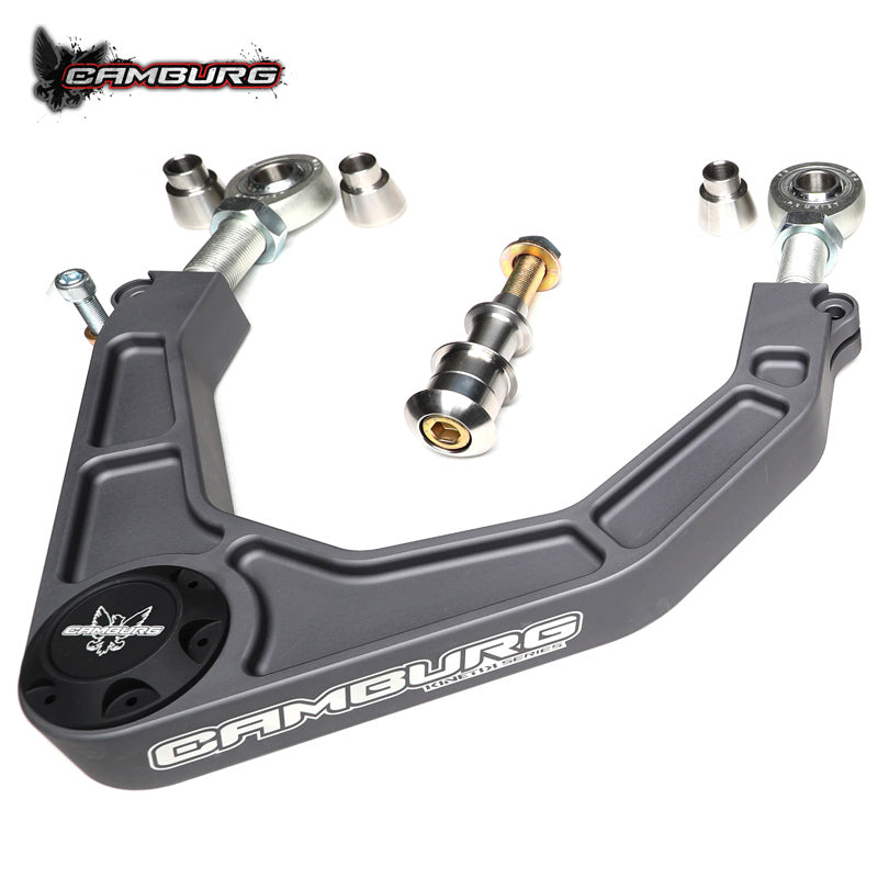 CMBCAM-110233-GRY-Camburg Ford Raptor 17-23 KINETIK V2 Performance Billet Uniball Upper Arms-Suspension Arms & Components-Camburg
