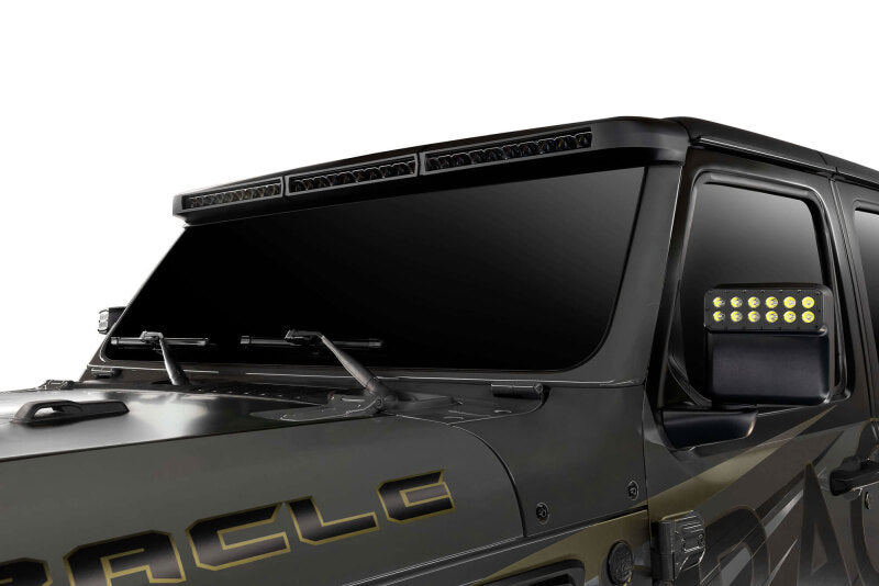 ORL5917-023-Oracle Jeep Wrangler JL/Gladiator JT Integrated Windhsiled LED Light Bar System-Light Mounts-ORACLE Lighting