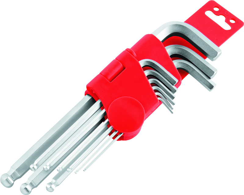 BKM151580-BikeMaster 9-pc Ball End Short Wrench Set - Metric-Tools-Bike Master