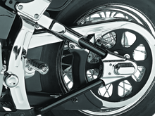 Load image into Gallery viewer, KUR7851-Kuryakyn Boomerang Frame Covers For 00-07 Softail Chrome-Frame Sliders-Kuryakyn