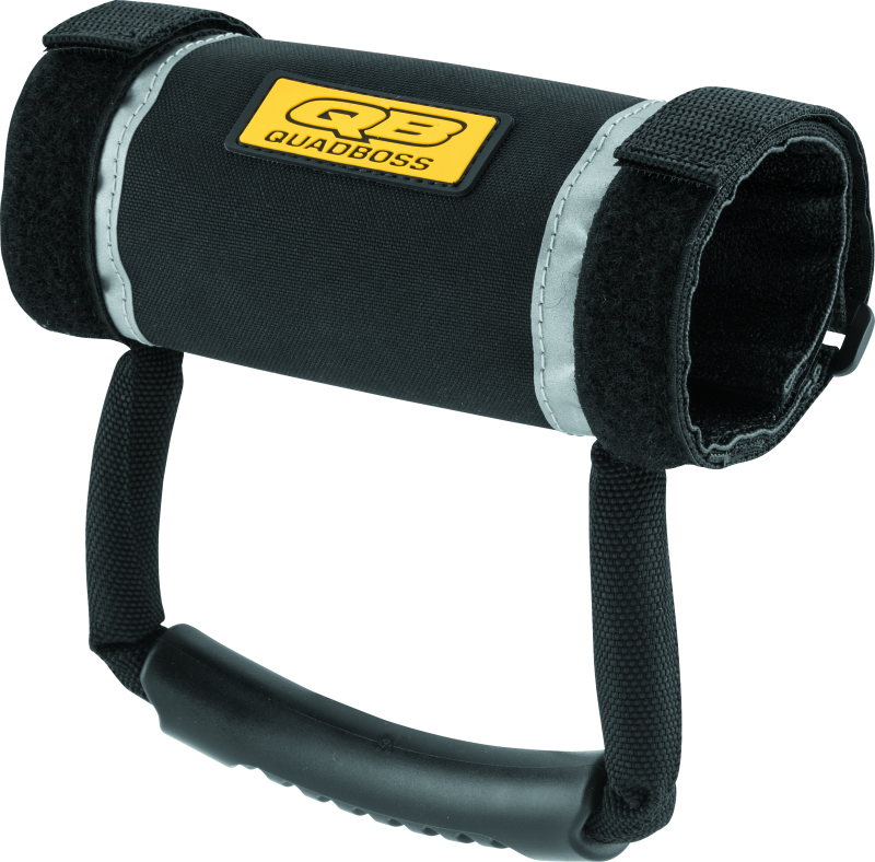 QBS156148-QuadBoss Reflective Grab Handle - Black-Other Body Components-QuadBoss