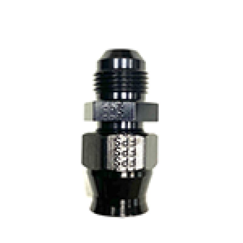 Fragola -8AN Male x 1/2in Tube AN Adapter Fitting Black-Fittings-Fragola