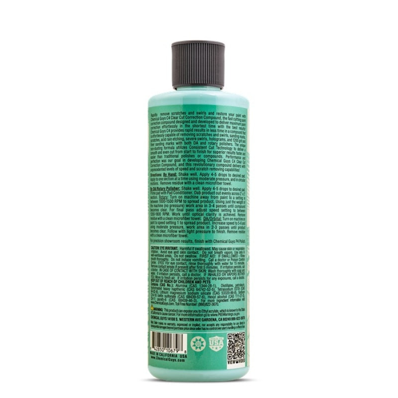 Chemical Guys Chemical Guys C4 Clear Cut Correction Compound - 16oz