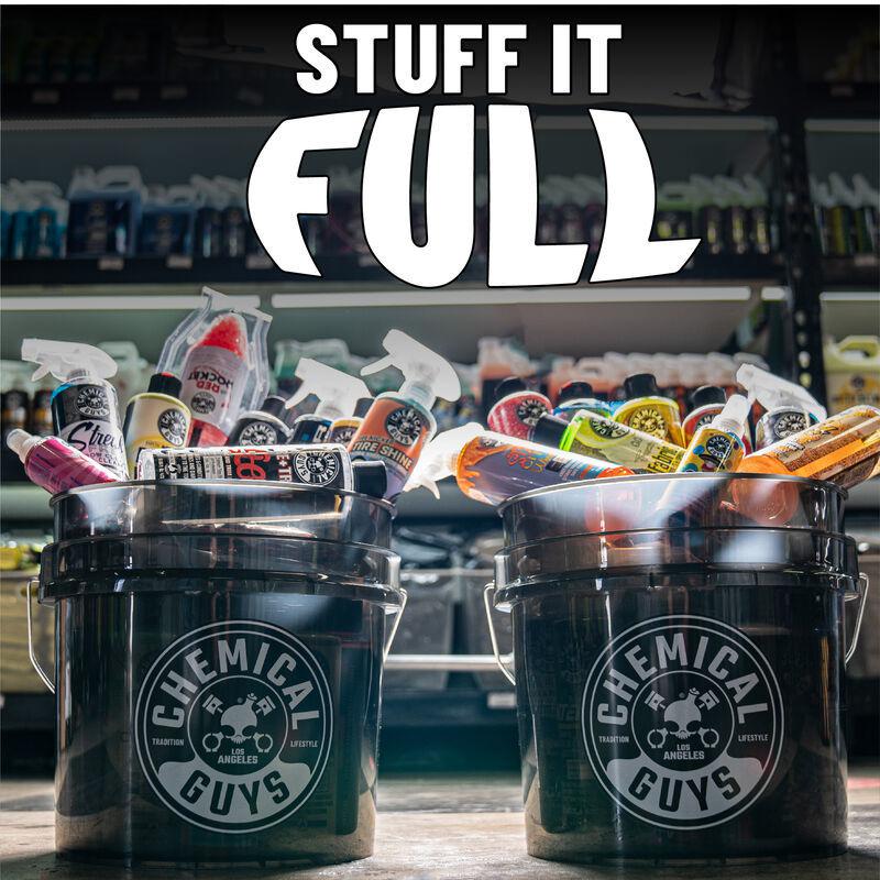 Chemical Guys Heavy Duty Detailing Bucket Smoked Black (4.5 Gal) - Black Ops Auto Works