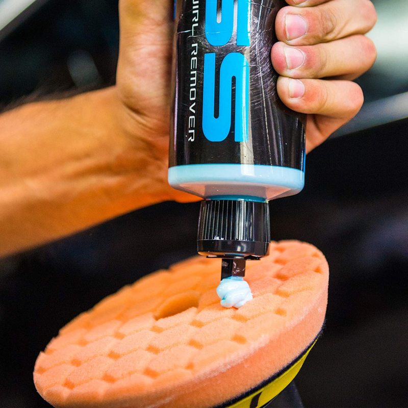 Chemical Guys Hex-Logic Quantum Medium-Heavy Cutting Pad - Orange - 5.5in - Black Ops Auto Works