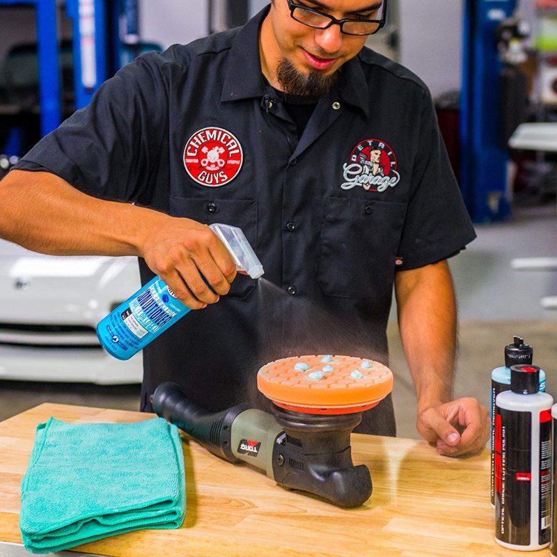 Chemical Guys Hex-Logic Quantum Medium-Heavy Cutting Pad - Orange - 5.5in - Black Ops Auto Works