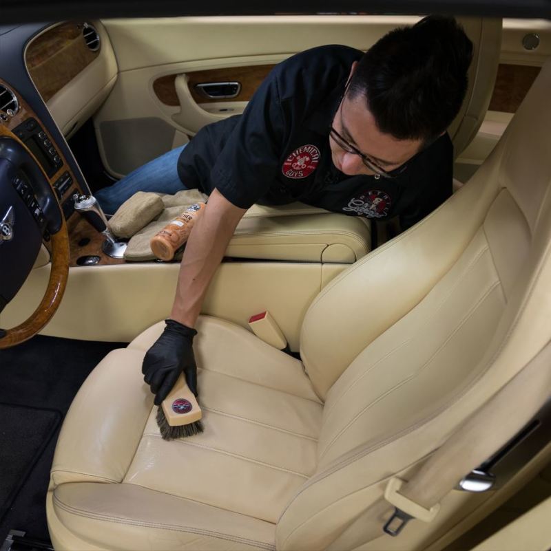 Chemical Guys Long Bristle Horse Hair Leather Cleaning Brush - Black Ops Auto Works