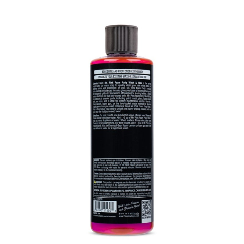 Chemical Guys Chemical Guys Mr. Pink Foam Party Vehicle Wash Soap- 16oz