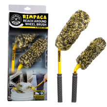 Load image into Gallery viewer, Chemical Guys Rimpaca Reach Around Ultimate Wheel Brush Set - 2 Pcs - Black Ops Auto Works