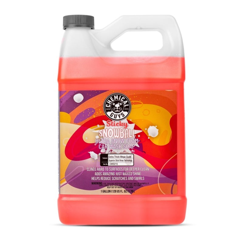 Chemical Guys Chemical Guys Sticky Snowball Snow Foam Auto Wash - 1 Gallon