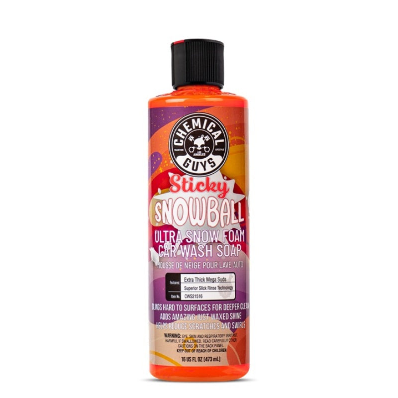 Chemical Guys Chemical Guys Sticky Snowball Snow Foam Auto Wash - 16oz