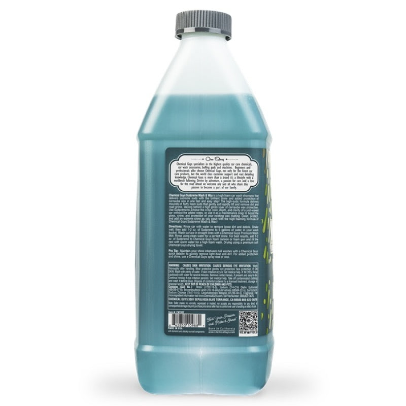 Chemical Guys Chemical Guys Sudpreme Wash & Wax Car Wash Soap - 1 Gallon