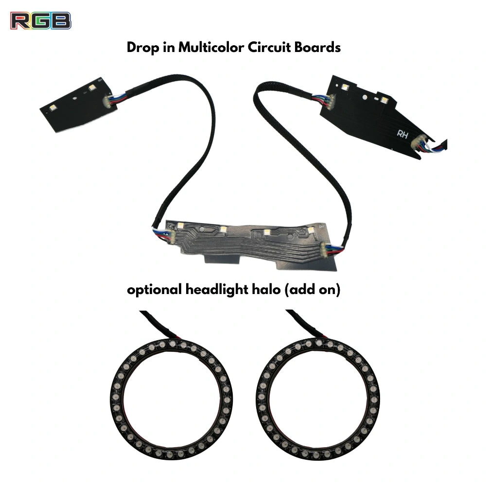 RGB Halo Kits Chevrolet Camaro Flow Series Multicolor DRL Boards (2016-2018)