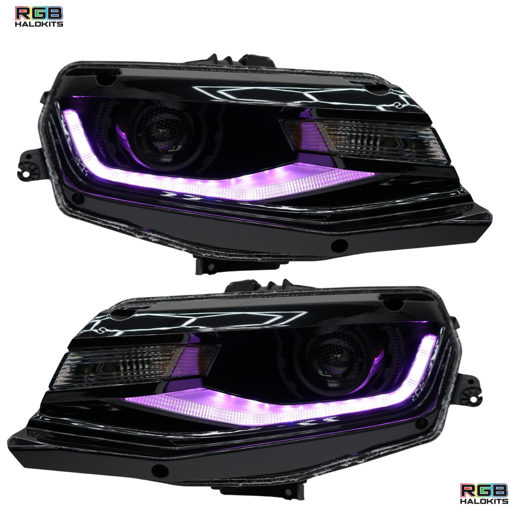 RGB Halo Kits Chevrolet Camaro Flow Series Multicolor DRL Boards (2016-2018)