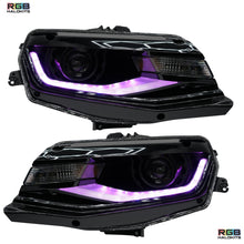 Load image into Gallery viewer, RGB Halo Kits Chevrolet Camaro Flow Series Multicolor DRL Boards (2016-2018)
