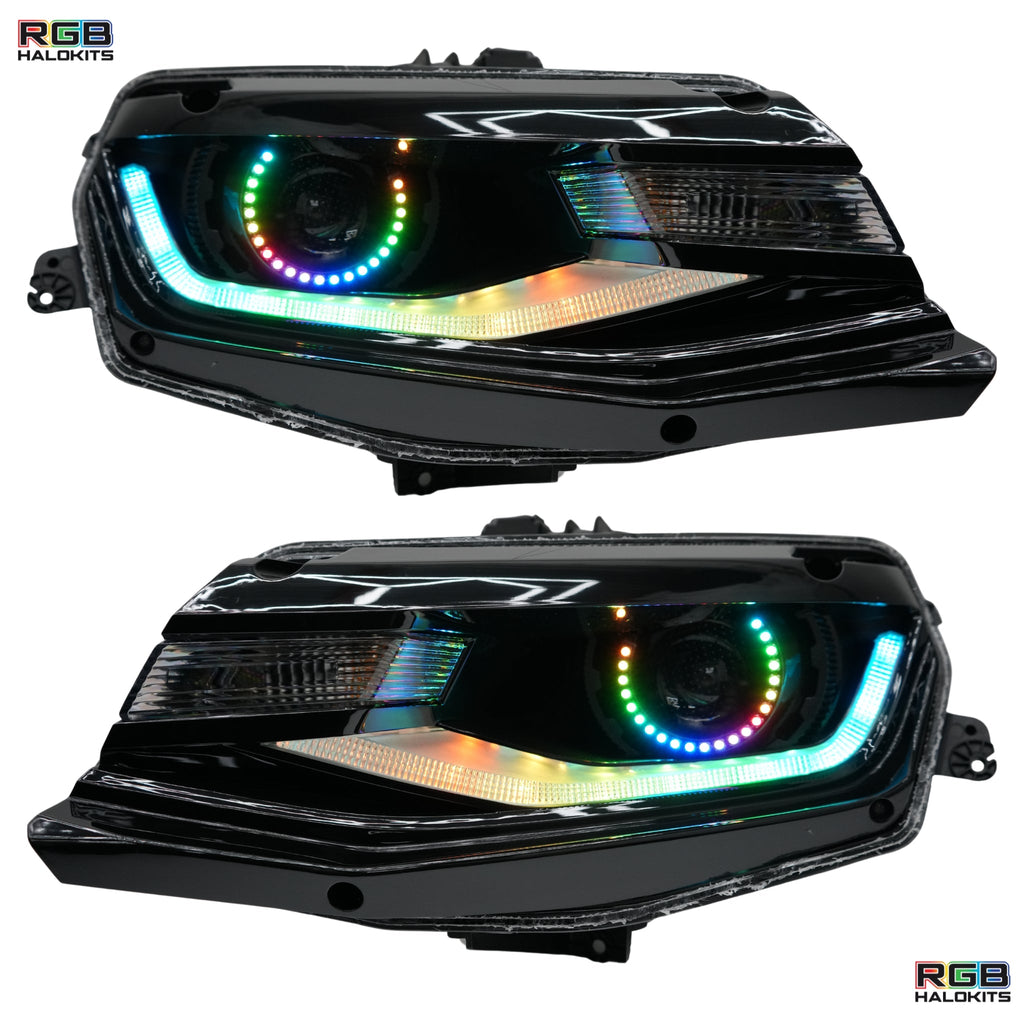 RGB Halo Kits Chevrolet Camaro Flow Series Multicolor DRL Boards (2016-2018)