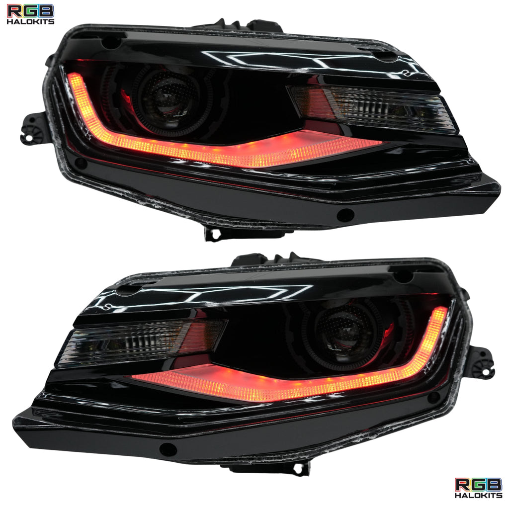RGB Halo Kits Chevrolet Camaro Flow Series Multicolor DRL Boards (2016-2018)