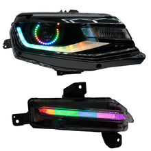 Load image into Gallery viewer, RGB Halo Kits F13 | B3 | G20| A20 | P2 - BX1 Chevrolet Camaro Flow Series Multicolor DRL Boards (2016-2018)