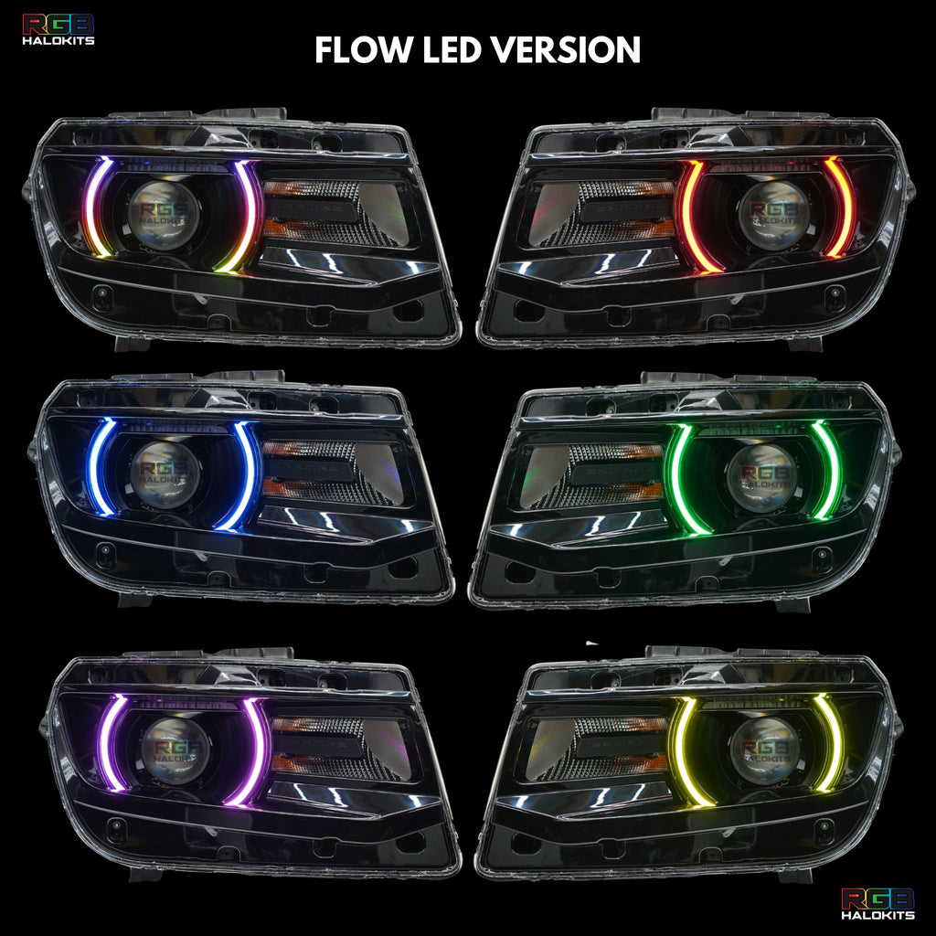 RGB Halo Kits Chevrolet Camaro RS/SS Multicolor DRL Boards (2014-2015)