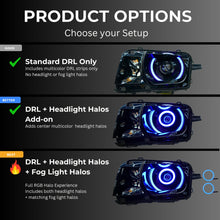 Load image into Gallery viewer, RGB Halo Kits Chevrolet Camaro RS/SS RGBW DRL Boards (2010-2013)