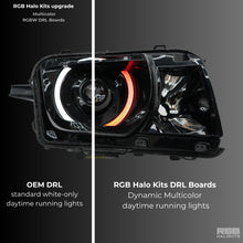 Load image into Gallery viewer, RGB Halo Kits Chevrolet Camaro RS/SS RGBW DRL Boards (2010-2013)