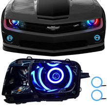 Load image into Gallery viewer, RGB Halo Kits F15 | C18 | C5 | B34 | B35 | A12 | P2 - BX4 Chevrolet Camaro RS/SS RGBW DRL Boards (2010-2013)