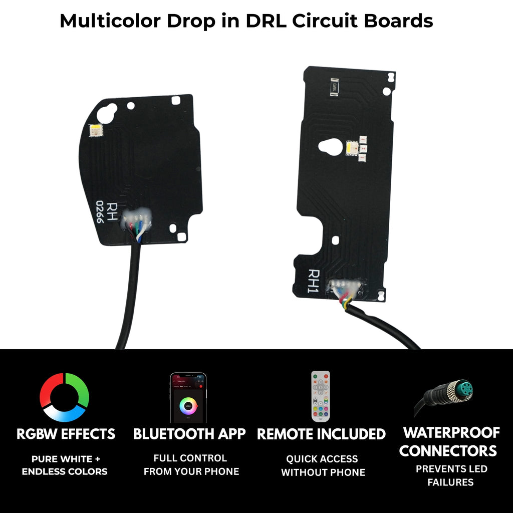 RGB Halo Kits Chevrolet Camaro RS/SS RGBWA DRL Boards (2019-2024)