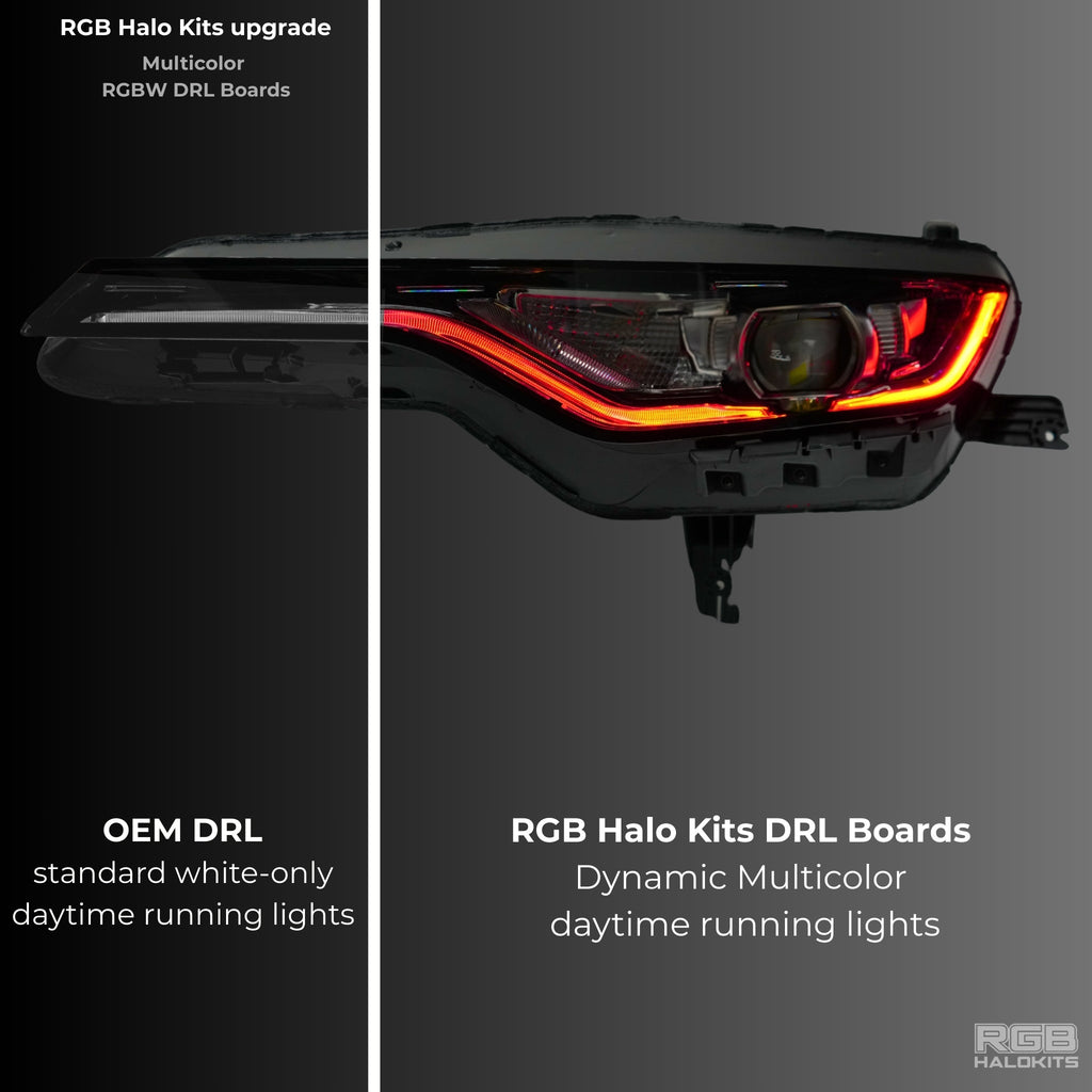 RGB Halo Kits Chevrolet Camaro RS/SS RGBWA DRL Boards (2019-2024)