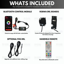Load image into Gallery viewer, RGB Halo Kits Chevrolet Camaro RS/SS RGBWA DRL Boards (2019-2024)