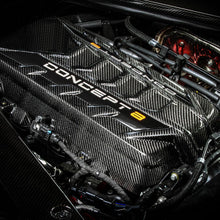 Load image into Gallery viewer, C8 CORVETTE CONCEPT8 BESPOKE CARBON FIBER ENGINE COVER 2020-2023 - Black Ops Auto Works