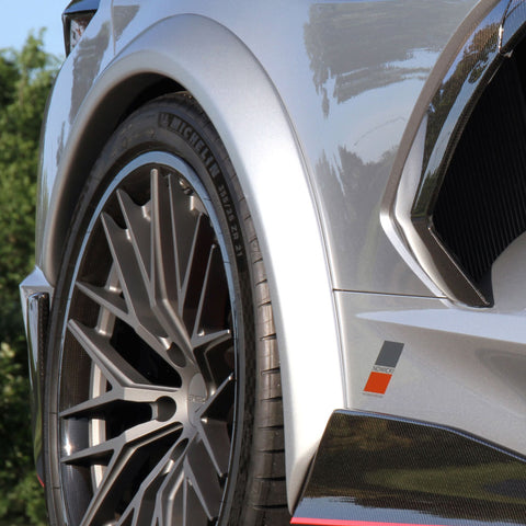 Front and Rear Fiberglass Fender Flares C8 Corvette 2020-2023 - Black Ops Auto Works