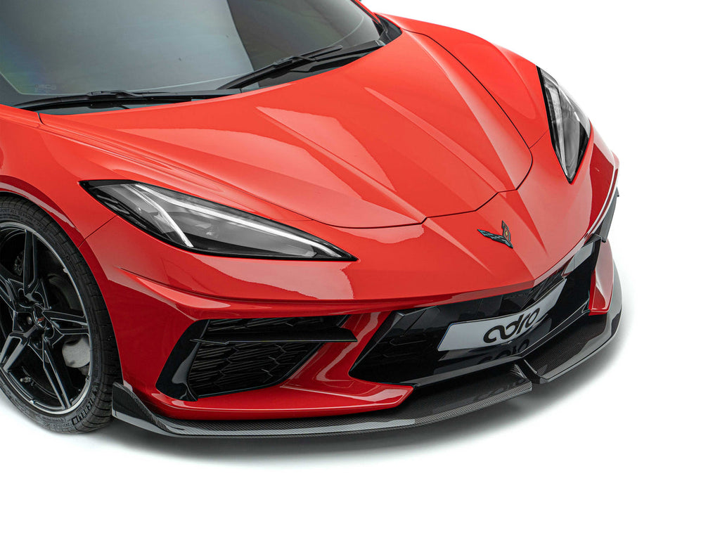 Chevrolet Corvette C8 Prepreg Carbon Fiber Front Lip - Black Ops Auto Works