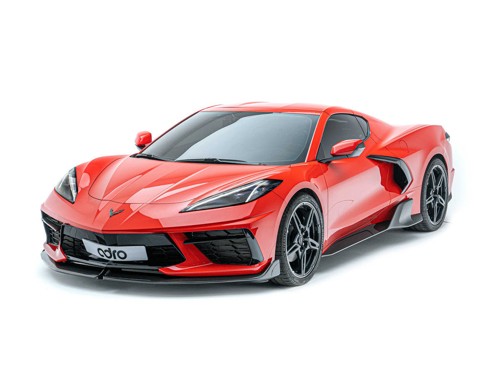 Chevrolet Corvette C8 Prepreg Carbon Fiber Front Lip - Black Ops Auto Works