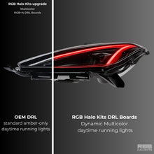 Load image into Gallery viewer, RGB Halo Kits Chevrolet Corvette C8 RGBW+A DRL Boards (2020-2025)