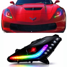 Load image into Gallery viewer, RGB Halo Kits E14 | E1 | A11 | A20 | P2 - BX6 Chevrolet Corvette Multicolor DRL Boards (2014-2019)