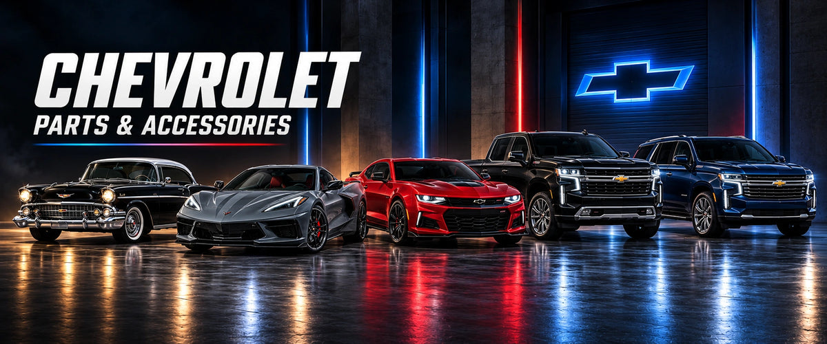 Chevrolet parts and accessories collection banner