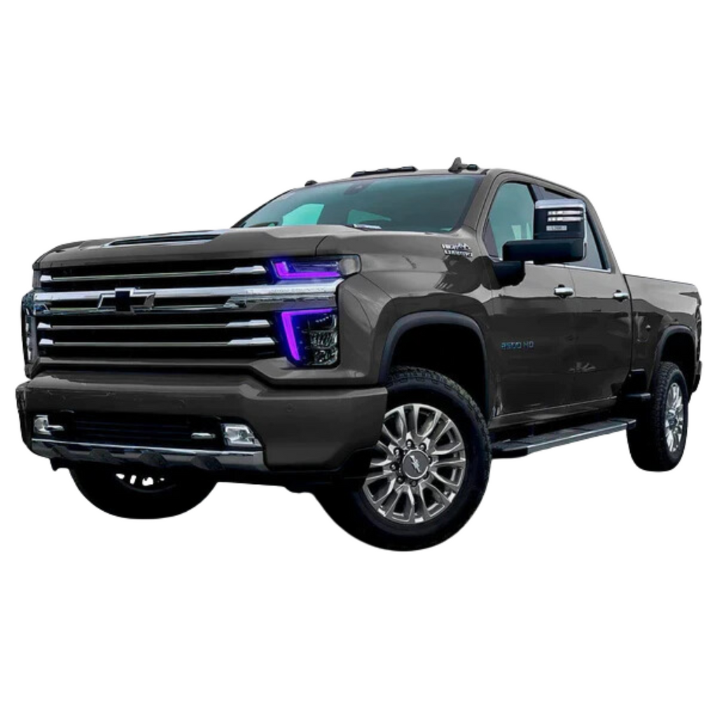 RGB Halo Kits Chevrolet Silverado HD 2500/3500 RGBW DRL Boards (2020-2023)