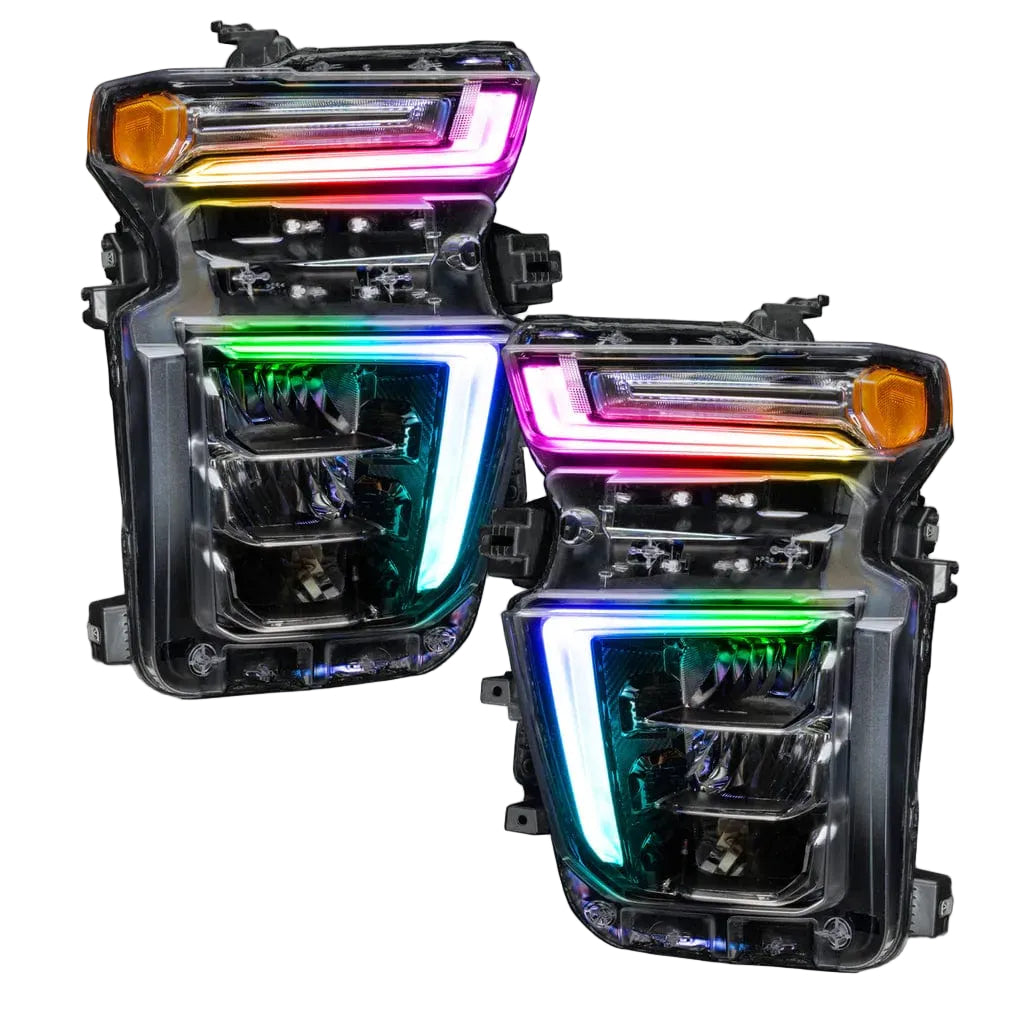 RGB Halo Kits Chevrolet Silverado HD 2500/3500 RGBW DRL Boards (2020-2023)
