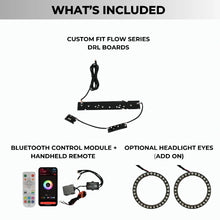 Load image into Gallery viewer, RGB Halo Kits Chevrolet Silverado Multicolor Flow Series DRL Boards (2016-2018)