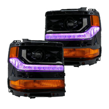 Load image into Gallery viewer, RGB Halo Kits Chevrolet Silverado Multicolor Flow Series DRL Boards (2016-2018)