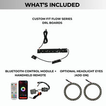 Load image into Gallery viewer, RGB Halo Kits Chevrolet Silverado Multicolor Flow Series DRL Boards (2016-2018)