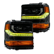 Load image into Gallery viewer, RGB Halo Kits Chevrolet Silverado Multicolor Flow Series DRL Boards (2016-2018)